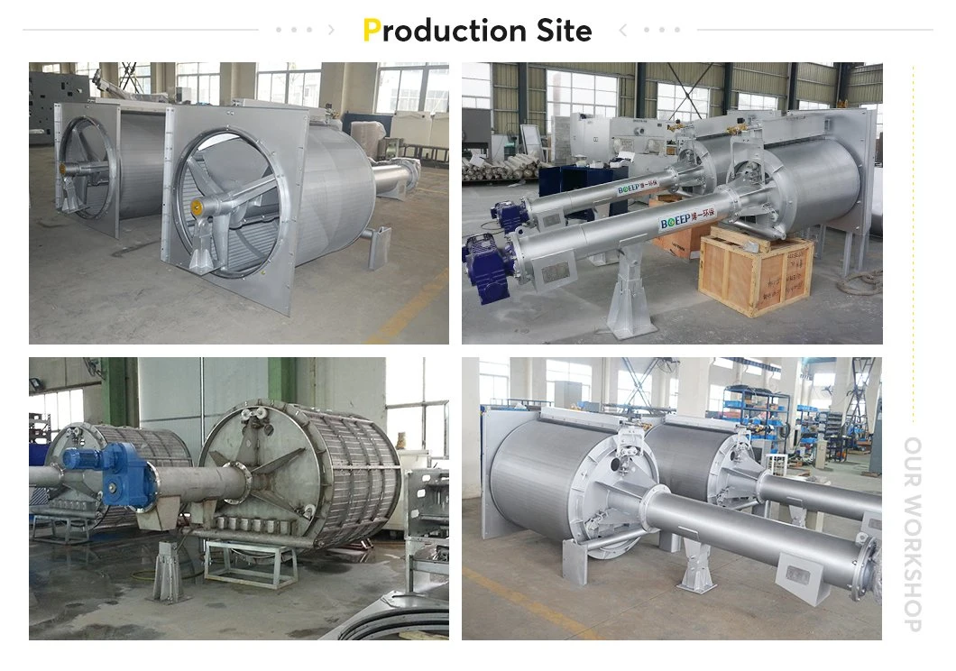 Automatic Drum Fine Screen Equipment Used in Wastewater Treatment