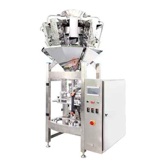 Multi Head Weighing Bag Sachet Filling Sealing Machine Screw Type Powder Particle Feeding Machine 
