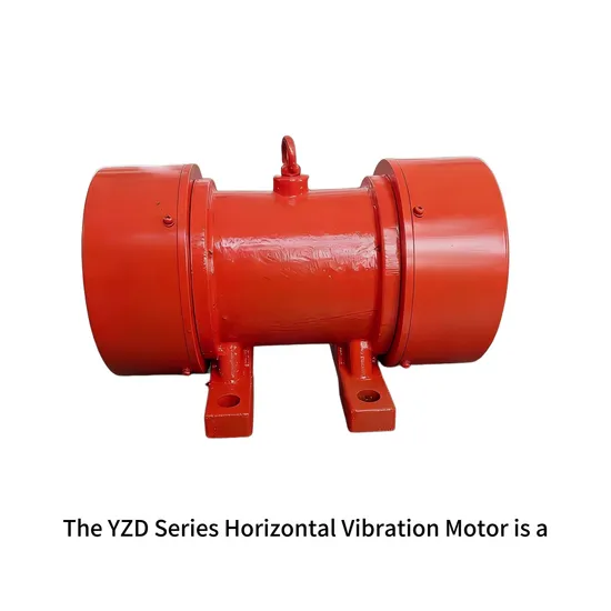 Horizontal Vibrating Motor for Bulk Material Screening and Sorting
