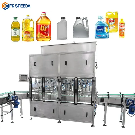 Fully Automatic Oil Bottle Line Lube Lubricant Engine Sunflower Vegetable Cooking Olive Edible Oil Filling Machine 