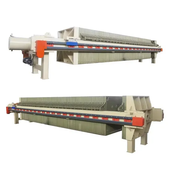 Auto Cake Discharging Plate Type Filter, Horizontal Leaf Filter for Sunflower Oil Dewaxing 