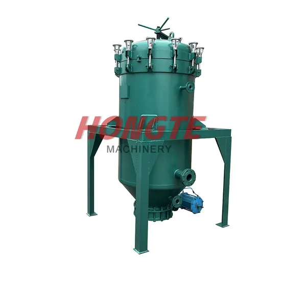 High Efficiency Chemical Industry Plate Type Pressure Vertical Coconut Oil Bleaching Earth Leaf Filter 