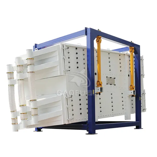 China Gyratory Vibrating Screen Manufacturer Large Heavy Duty Square Swing Sieve 