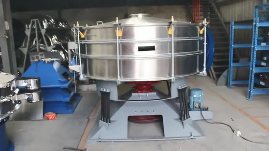 Tumbler Circular Sieve Screen Sieving Machine for Lotus Seed Coconut Powder Production Line 