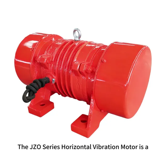 Horizontal Vibrating Motor for Continuous Separation of Granules and Powders 
