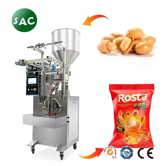 Rice, Tea Bag, Sugar, Salt, Coffee Bean Puff Snack Food Nut Automatic Particle Granule Packing Machine 