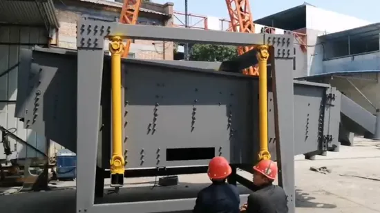 New High Precision Vibrating Sifter Potash Feldspar Screening Square Swing Vibration Sieve 