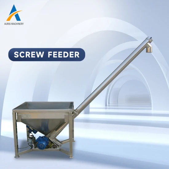 Automatic Plastic Granule Particle Powder Feeding Machine Stainless Steel Jiaolong Screw Feeding Machine