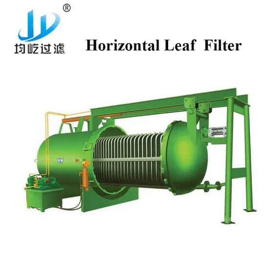 New Horizontal Pressure Leaf Filter for Edible Oil and Beverage Industry 