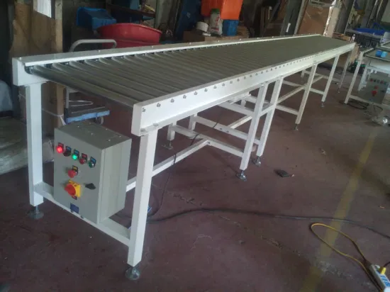 Heavy Duty Electric Single Chain Power Roller Conveyor&Conveying Equipment