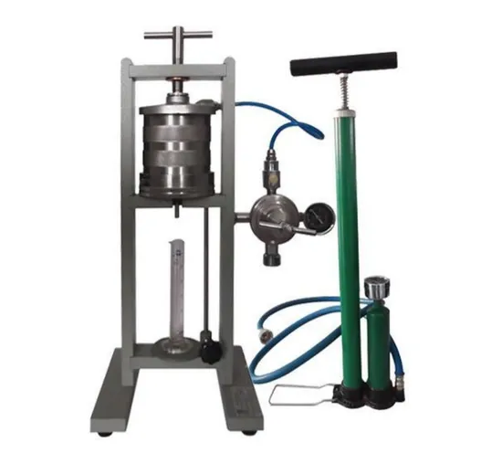 Laboratory Vertical Filter Press API 100psi Equipment Price for Drilling Fluid 