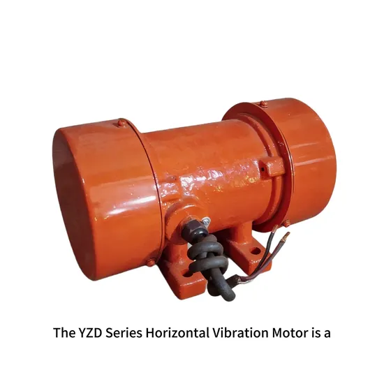 Horizontal Vibrating Motor for Vibrating Shakers and Material Separation 